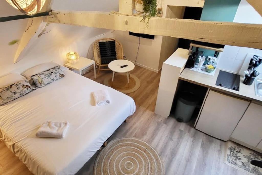 La Cabane - Petit Studio Mansarde - Plage 50M - Rue Gratuite サン・マロ エクステリア 写真