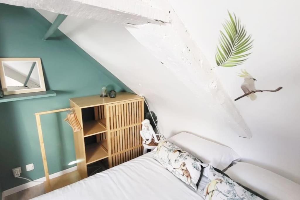 La Cabane - Petit Studio Mansarde - Plage 50M - Rue Gratuite サン・マロ エクステリア 写真